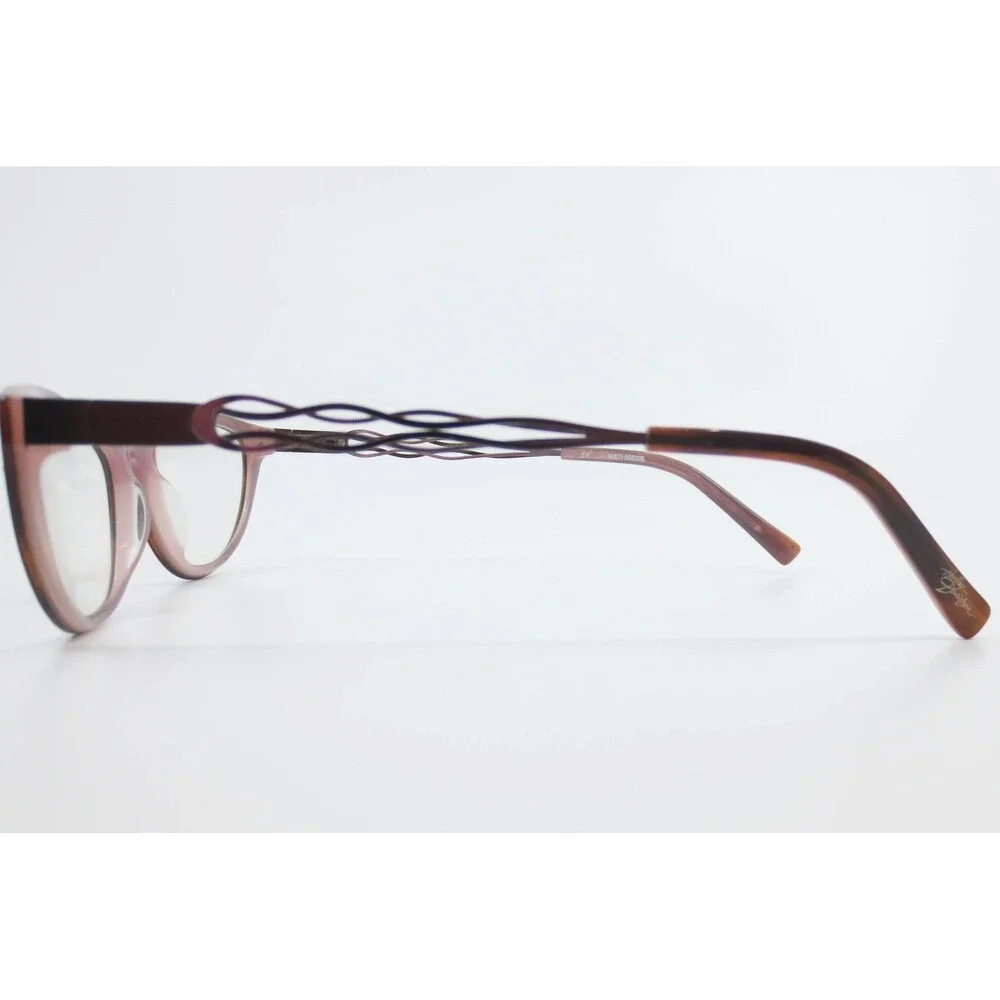 Harley-Davidson HD 513 DPK Dark Pink Brown Cat Eye Eyeglass Frames 51-17-135